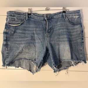Wonderly Light Blue Jean Shorts